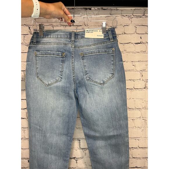 NWT Kensie Jeans The Effortless Skinny Crop Denim - Picture 2 of 7